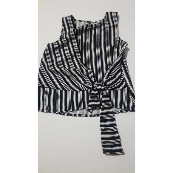 GB girls Black & White kids girl top Size 6x - Picture 2 of 7